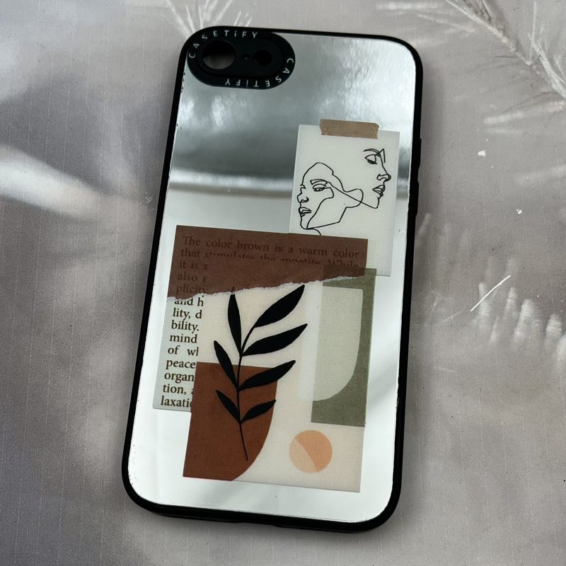 قاب گوشی iPhone 7 / iPhone 8 / iPhone SE 2020 / iPhone SE 2022 آیفون Casetify آینه ای محافظ لنز دار طرح رخ کد 64935 - Image 2