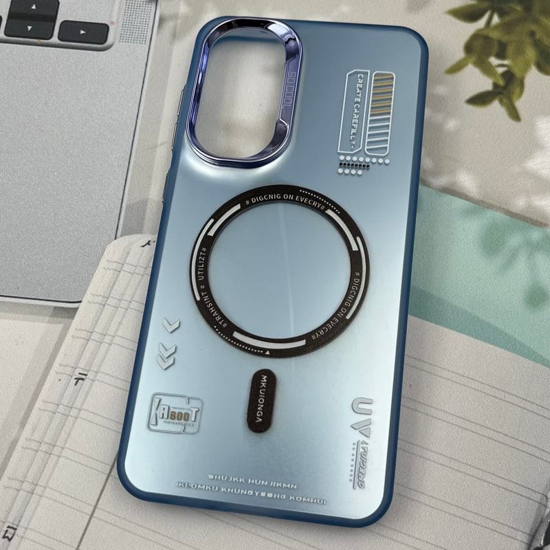 قاب گوشی Galaxy S24 FE سامسونگ So Cool اورجینال طرح مگ سیف Magsafe لنز متال RT آبی کد 65246 - Image 2