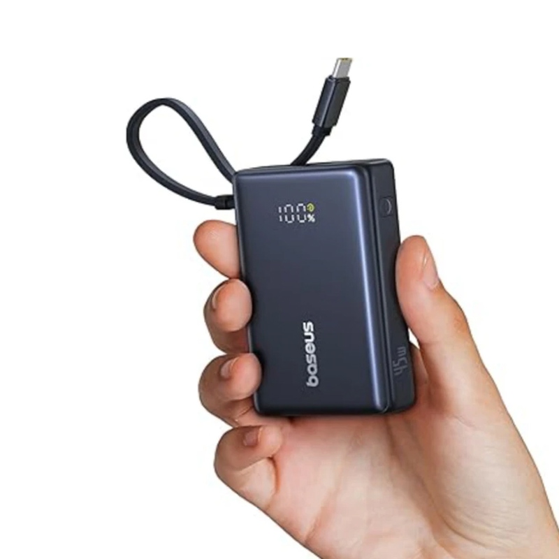 پاوربانک فست شارژ 10000mAh 45W برند Baseus مدل PicoGO PPPG-1W45C مشکی MNG کد 67565 - Image 2