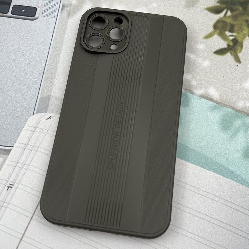قاب گوشی iPhone 11 Pro آیفون SPUERIOR سیلیکونی طرح Sport برجسته محافظ لنز دار تیتانیوم کد 73765 - Image 2