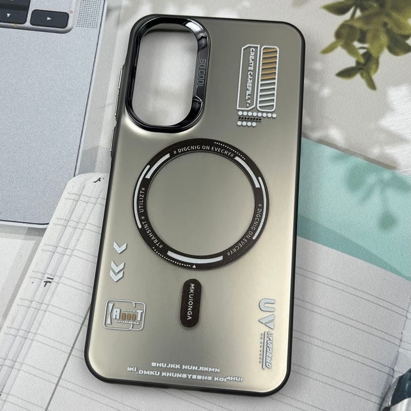 قاب گوشی Galaxy A35 سامسونگ So Cool اورجینال طرح مگ سیف Magsafe لنز متال RT کرومی کد 74931 - Image 2