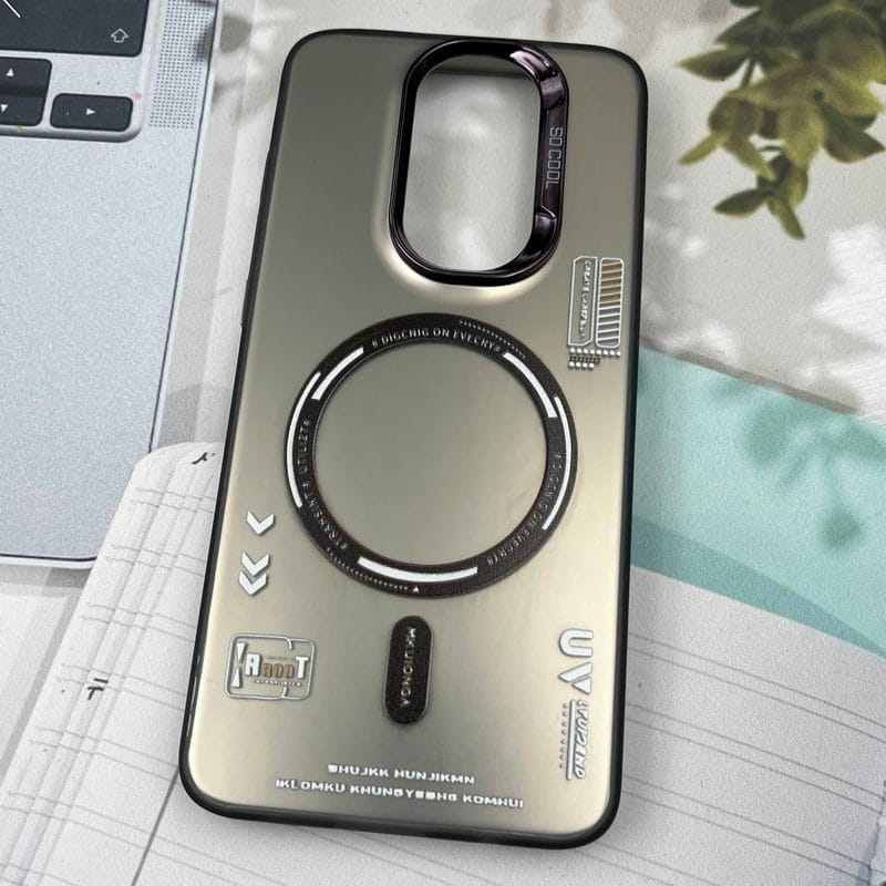 قاب گوشی Redmi Note 8 Pro شیائومی So Cool اورجینال طرح مگ سیف Magsafe لنز متال RT کرومی کد 75468 - Image 2
