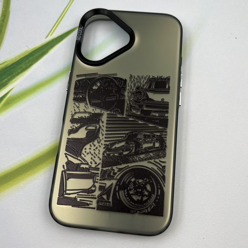 قاب گوشی iPhone 16 آیفون So Cool اورجینال لنز برجسته کرومی طرح ماشین کد 75645 - Image 2