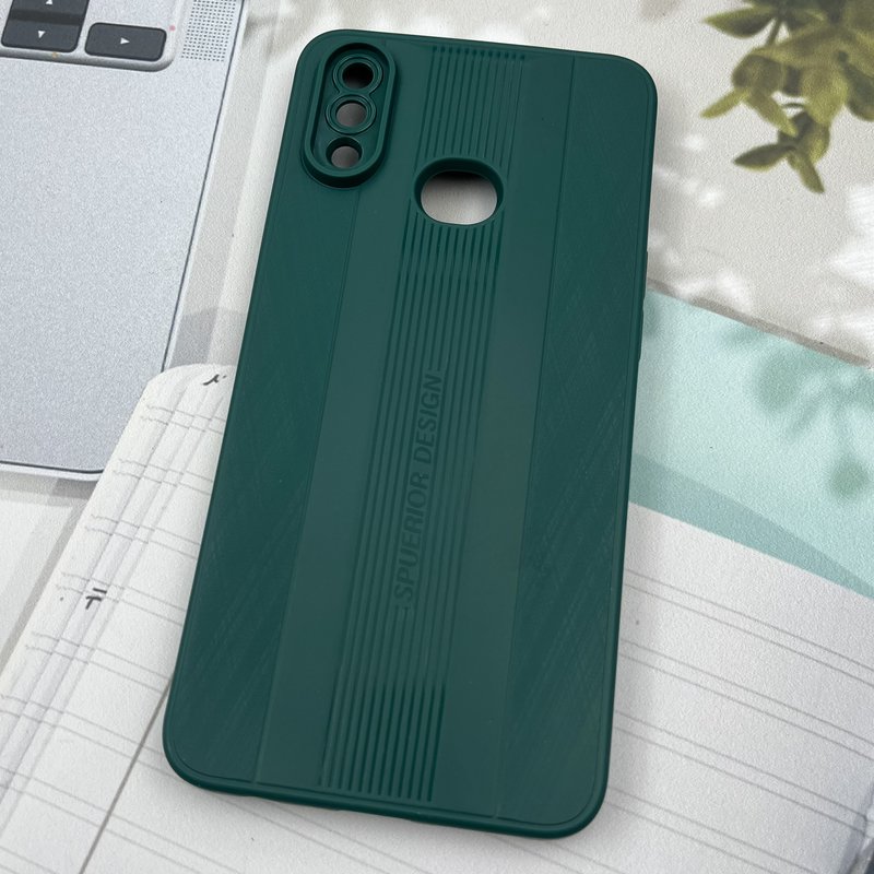 قاب گوشی Galaxy A10s سامسونگ SPUERIOR سیلیکونی طرح Sport برجسته محافظ لنز دار سبز کد 80491 - Image 2