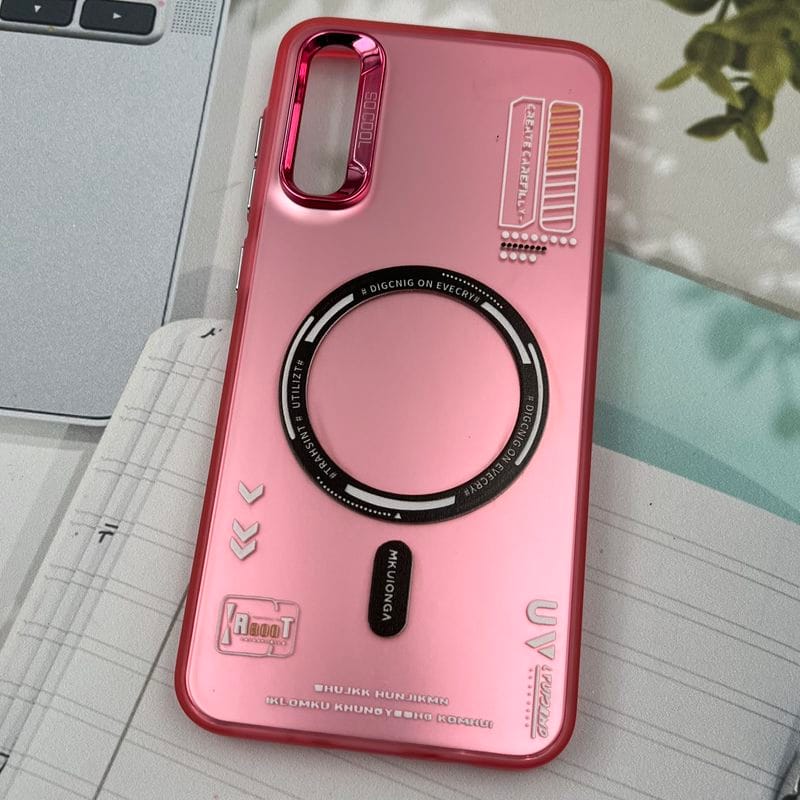 قاب گوشی Galaxy A30S / Galaxy A50S / Galaxy A50 سامسونگ So Cool اورجینال طرح مگ سیف Magsafe لنز متال RT صورتی کد 81414 - Image 2