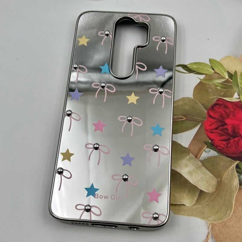قاب گوشی Redmi Note 8 Pro شیائومی Mirror Case آینه ای مروارید برجسته طرح ستاره کد 82474 - Image 2