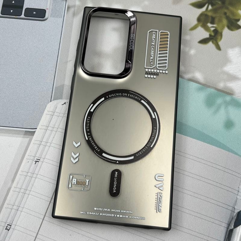 قاب گوشی Galaxy S23 Ultra سامسونگ So Cool اورجینال طرح مگ سیف Magsafe لنز متال RT کرومی کد 83303 - Image 2
