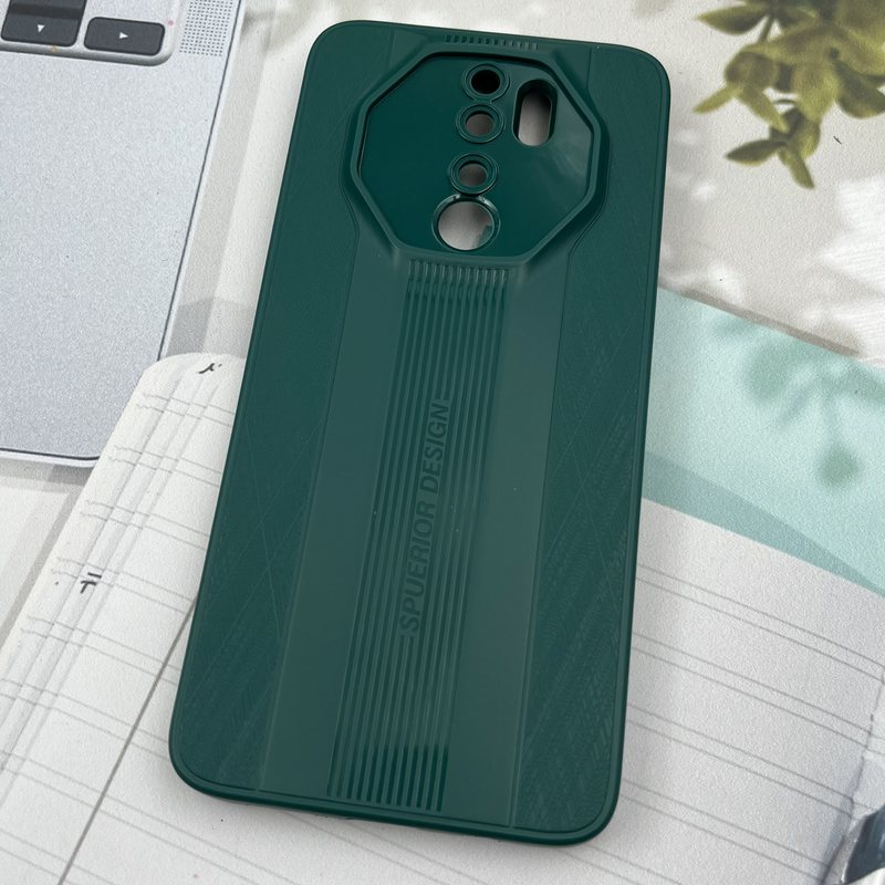 قاب گوشی Redmi Note 8 Pro شیائومی SPUERIOR سیلیکونی طرح Sport برجسته محافظ لنز دار سبز کد 83763 - Image 2