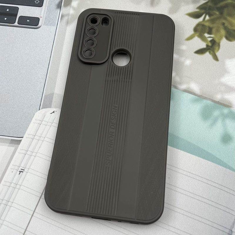قاب گوشی Redmi Note 8 / Redmi Note 8 2021 شیائومی SPUERIOR سیلیکونی طرح Sport برجسته محافظ لنز دار تیتانیوم کد 83871 - Image 2