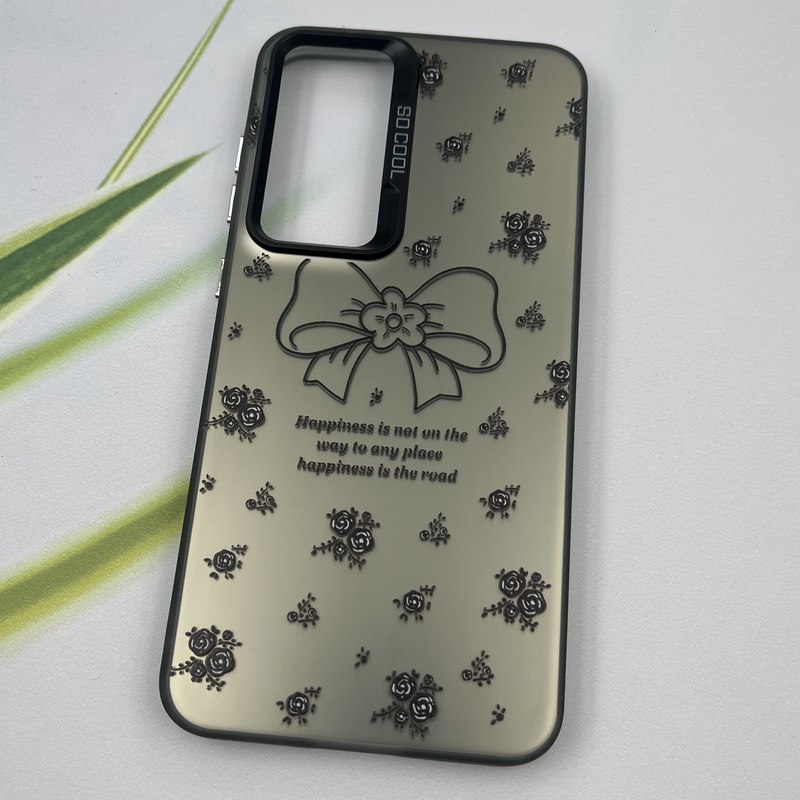 قاب گوشی Galaxy S24 FE سامسونگ So Cool اورجینال لنز برجسته کرومی طرح پاپیون و گل رز کد 83965 - Image 2