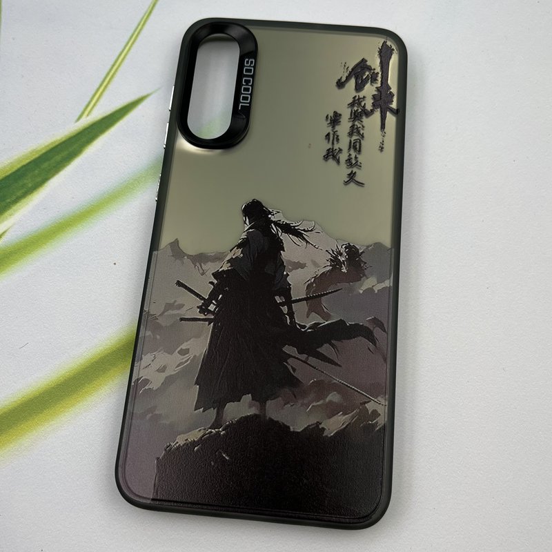 قاب گوشی Galaxy A30S / Galaxy A50S / Galaxy A50 سامسونگ So Cool اورجینال لنز برجسته کرومی طرح انیمه سامورایی کد 91629 - Image 2
