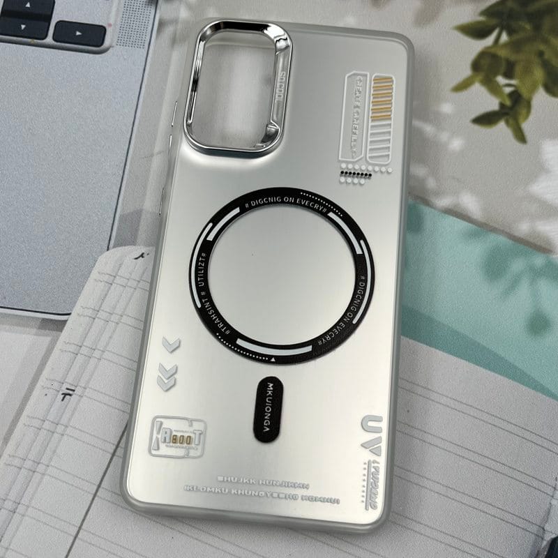 قاب گوشی Galaxy S20 FE سامسونگ So Cool اورجینال طرح مگ سیف Magsafe لنز متال RT نقره ای کد 93665 - Image 2