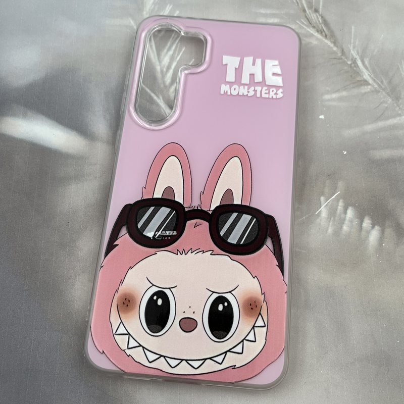 قاب گوشی Galaxy S24 FE سامسونگ PC CASE طرح دار فانتزی Labubu لبوبو ایربگ دار کد 95520 - Image 2