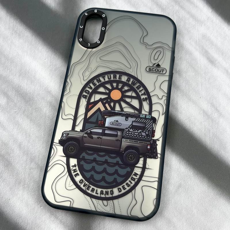 قاب گوشی iPhone X / iPhone XS آیفون Good Luck ضد ضربه لنز برجسته اورجینال طرح Scout کد 10706 - Image 2