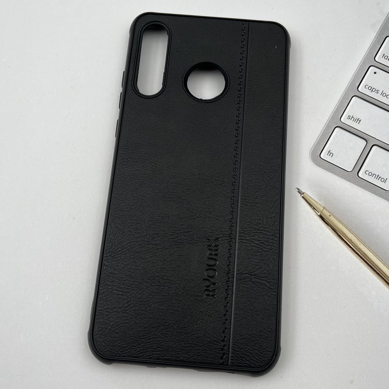 قاب گوشی Huawei P30 Lite هوآوی چرمی طرح دوخت RYOURK کلاسیک ایربگ دار مشکی کد 12596 - Image 2