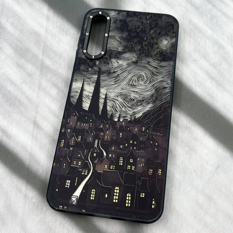 قاب گوشی Galaxy A30S / Galaxy A50S / Galaxy A50 سامسونگ Good Luck ضد ضربه لنز برجسته اورجینال طرح نقاشی ونگوگ کد 18521 - Image 2