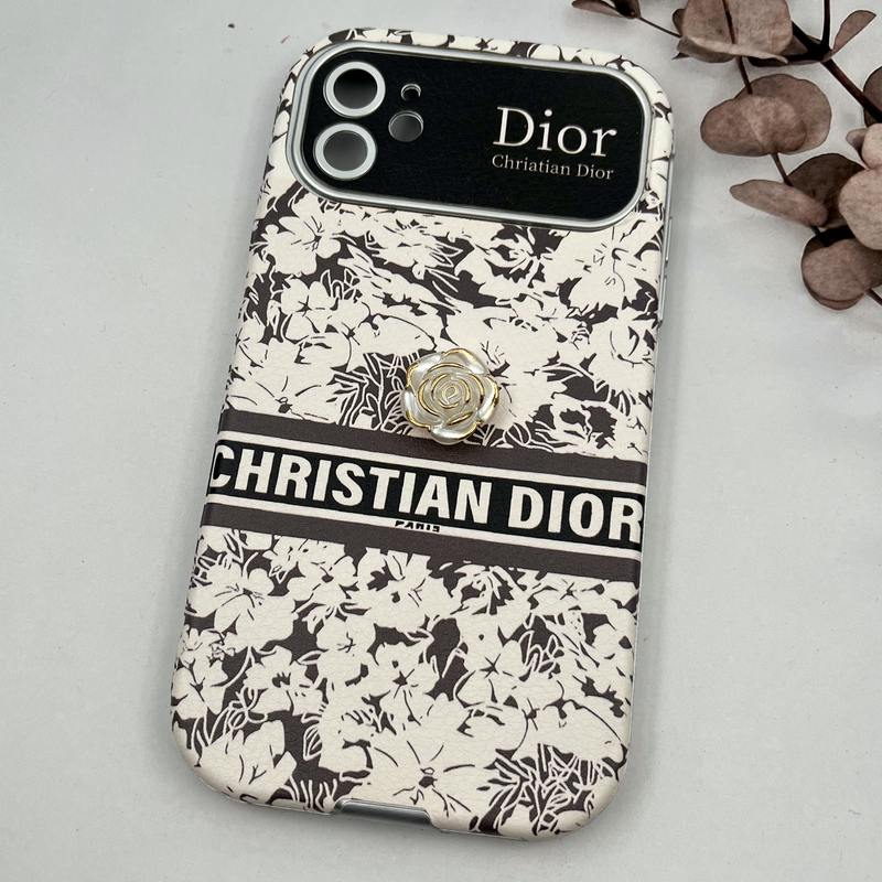 قاب گوشی iPhone 11 آیفون Flower Case طرح رز برجسته Dior محافظ لنز دار برجسته کد 30455 - Image 2