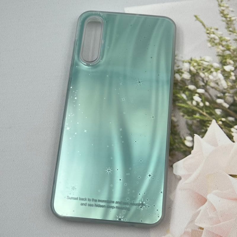 قاب گوشی Galaxy A30S / Galaxy A50S / Galaxy A50 سامسونگ Lux Case لوکس طرح موج سه بعدی 3D ستاره سبزآبی کد 31554 - Image 2