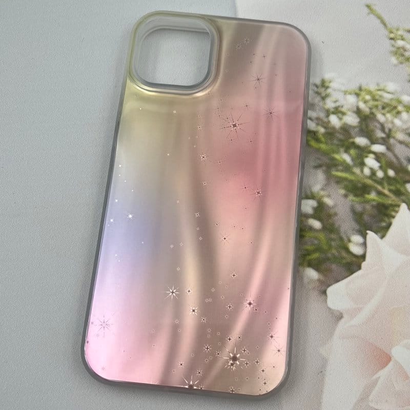 قاب گوشی iPhone 13 / iPhone 14 آیفون Lux Case لوکس طرح موج سه بعدی 3D ستاره رنگی کد 31965 - Image 2