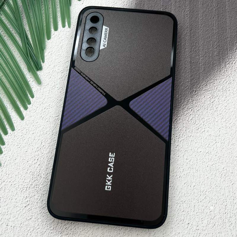قاب گوشی Galaxy A30S / Galaxy A50S / Galaxy A50 سامسونگ GKK Case اورجینال Spider کربن AL CAMERA محافظ لنز دار سرمه ای کد 32354 - Image 2