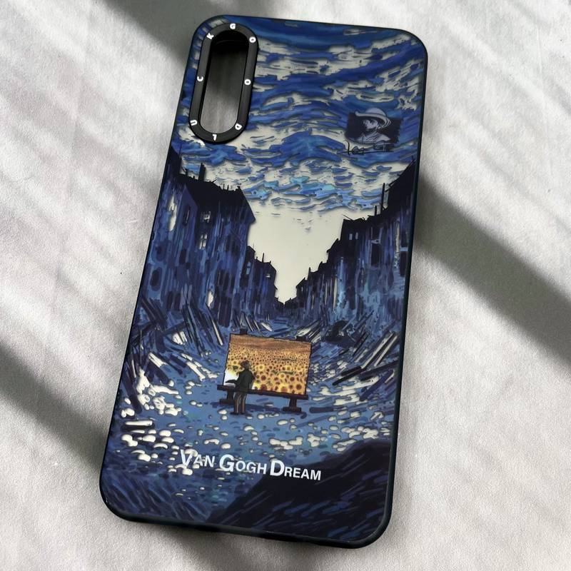 قاب گوشی Galaxy A30S / Galaxy A50S / Galaxy A50 سامسونگ Good Luck ضد ضربه لنز برجسته اورجینال طرح نقاشی Van Gogh کد 33067 - Image 2