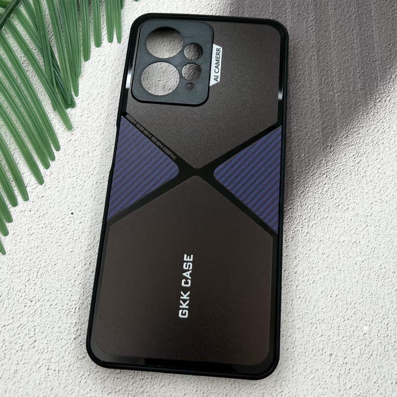 قاب گوشی Redmi Note 12 4G شیائومی GKK Case اورجینال Spider کربن AL CAMERA محافظ لنز دار سرمه ای کد 37122 - Image 2