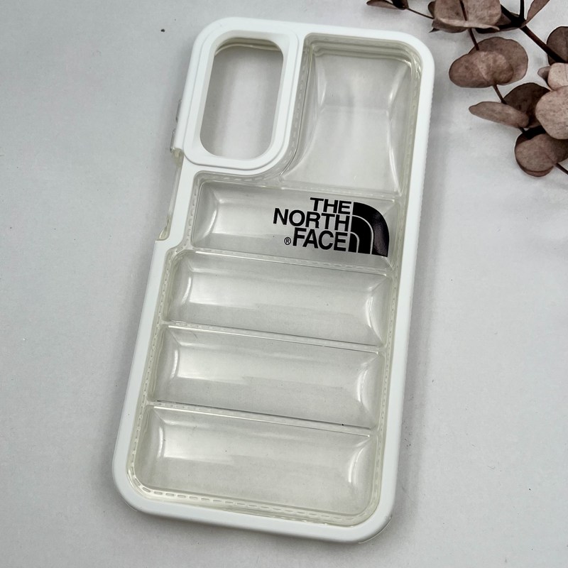 قاب گوشی Galaxy A15 سامسونگ Puffer Case پافری سیلیکونی شفاف ضد ضربه The North Face سفید کد 37580 - Image 2
