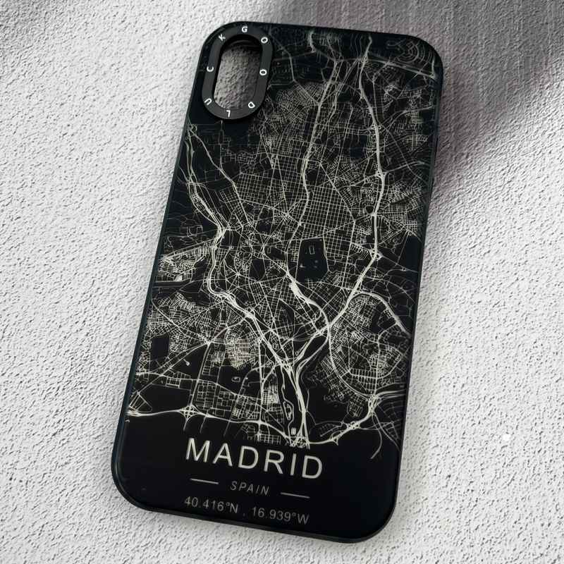 قاب گوشی iPhone X / iPhone XS آیفون Good Luck ضد ضربه لنز برجسته اورجینال طرح Madrid کد 37623 - Image 2