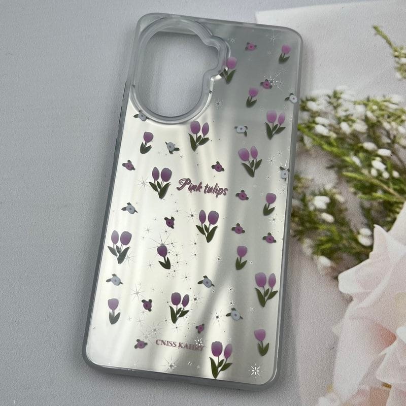 قاب گوشی Poco X7 Pro شیائومی Lux Case لوکس طرح موج سه بعدی 3D رز صورتی کد 38932 - Image 2