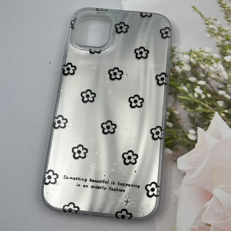 قاب گوشی iPhone 11 آیفون Lux Case لوکس طرح موج سه بعدی 3D گل نقره ای کد 41380 - Image 2