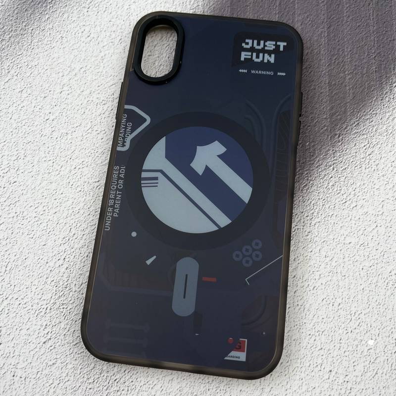 قاب گوشی iPhone X / iPhone XS آیفون Gray Case مات طرح مگ سیف Magsafe لنز برجسته YOUNG KIT کد 41547 - Image 2