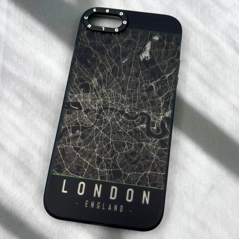 قاب گوشی iPhone 7 / iPhone 8 / iPhone SE 2020 / iPhone SE 2022 آیفون Good Luck ضد ضربه لنز برجسته اورجینال طرح London کد 44068 - Image 2