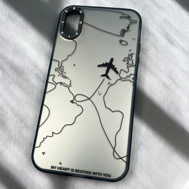 قاب گوشی iPhone X / iPhone XS آیفون Good Luck ضد ضربه لنز برجسته اورجینال طرح Fly کد 45115 - Image 2