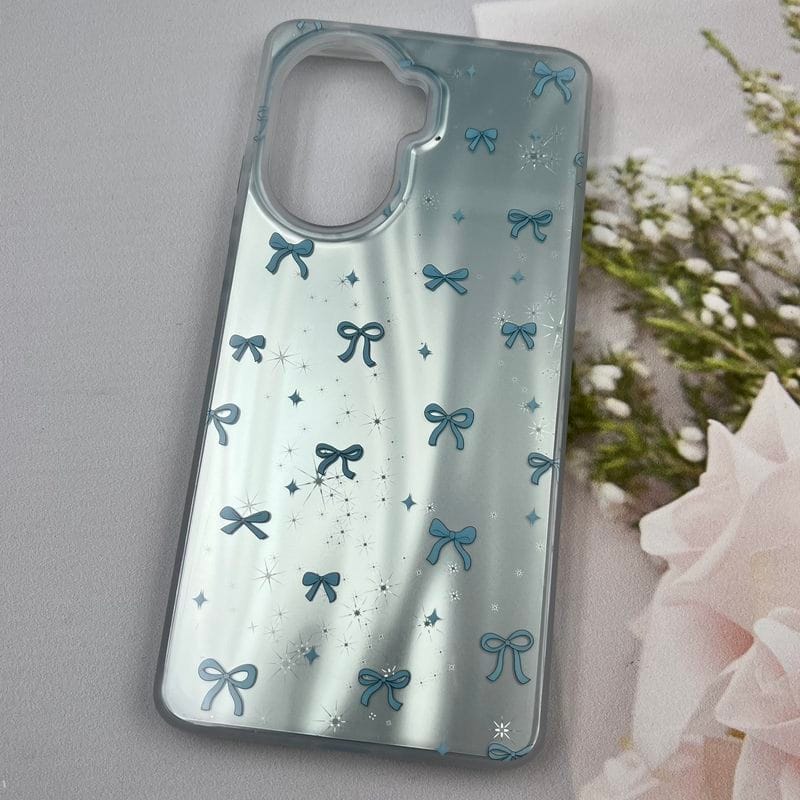 قاب گوشی Poco X7 Pro شیائومی Lux Case لوکس طرح موج سه بعدی 3D پاپیون آبی کد 50829 - Image 2