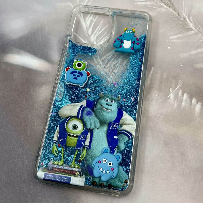 قاب گوشی Xiaomi Mi 11 Lite 4G / Mi 11 Lite 5G / Mi 11 Lite Ne شیائومی آکواریومی Aquarium Case شفاف اکلیلی عروسکی برجسته طرح مایک و سالیوان کد 55448 - Image 2