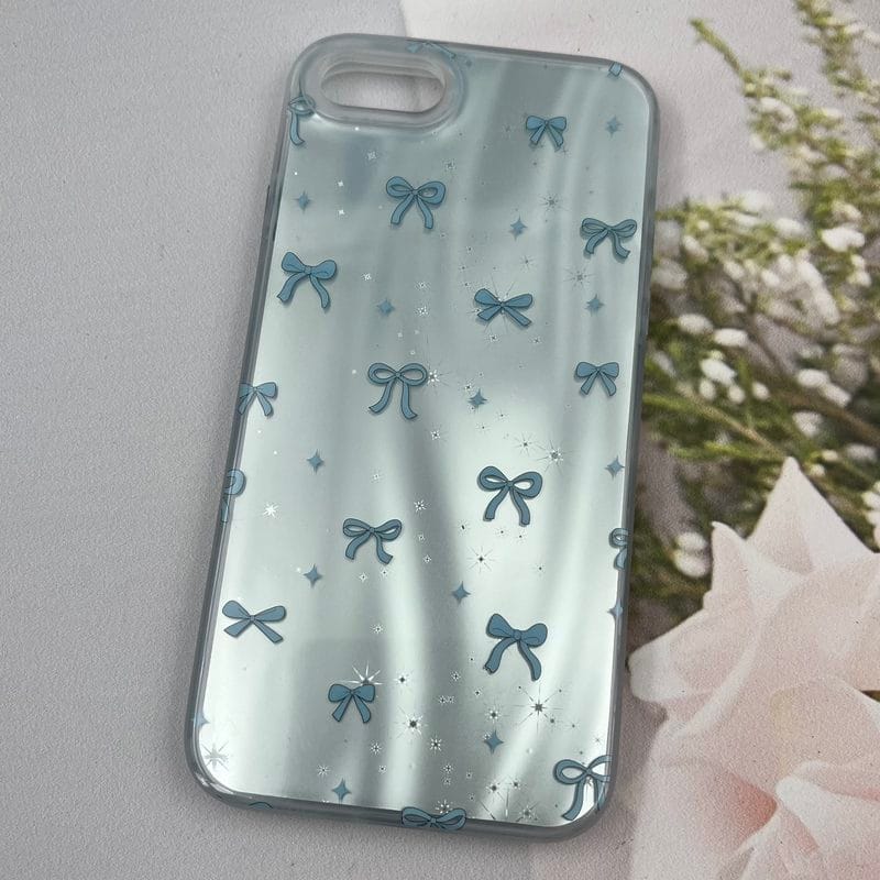 قاب گوشی iPhone 7 / iPhone 8 / iPhone SE 2020 / iPhone SE 2022 آیفون Lux Case لوکس طرح موج سه بعدی 3D پاپیون آبی کد 59378 - Image 2