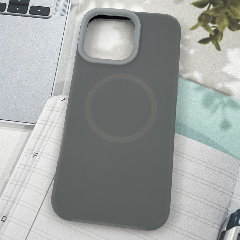 قاب گوشی iPhone 16 Pro Max آیفون Pastel Case سیلیکونی پاک کنی اورجینال مگ سیف Magsafe تیتانیوم کد 66251 - Image 2