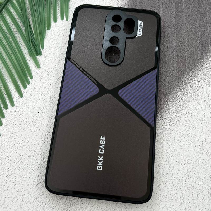 قاب گوشی Redmi Note 8 Pro شیائومی GKK Case اورجینال Spider کربن AL CAMERA محافظ لنز دار سرمه ای کد 69931 - Image 2