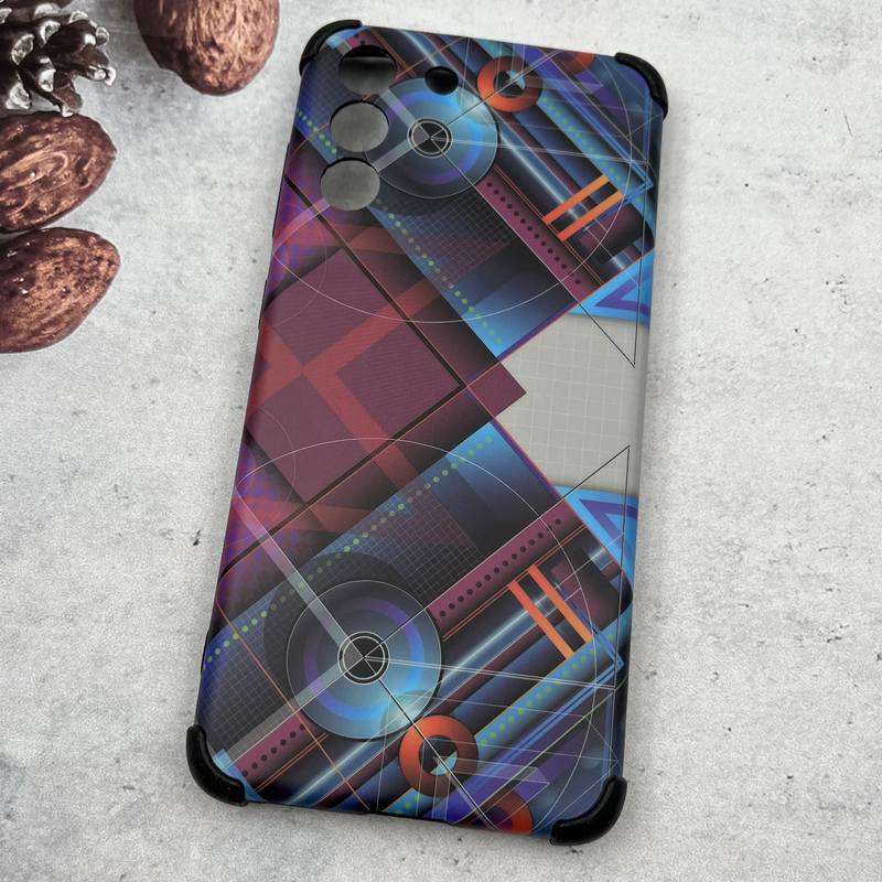 قاب گوشی Galaxy S21 FE سامسونگ ایربگ دار دور ژله ای طرح فانتزی محافظ لنز دار کد 70634 - Image 2