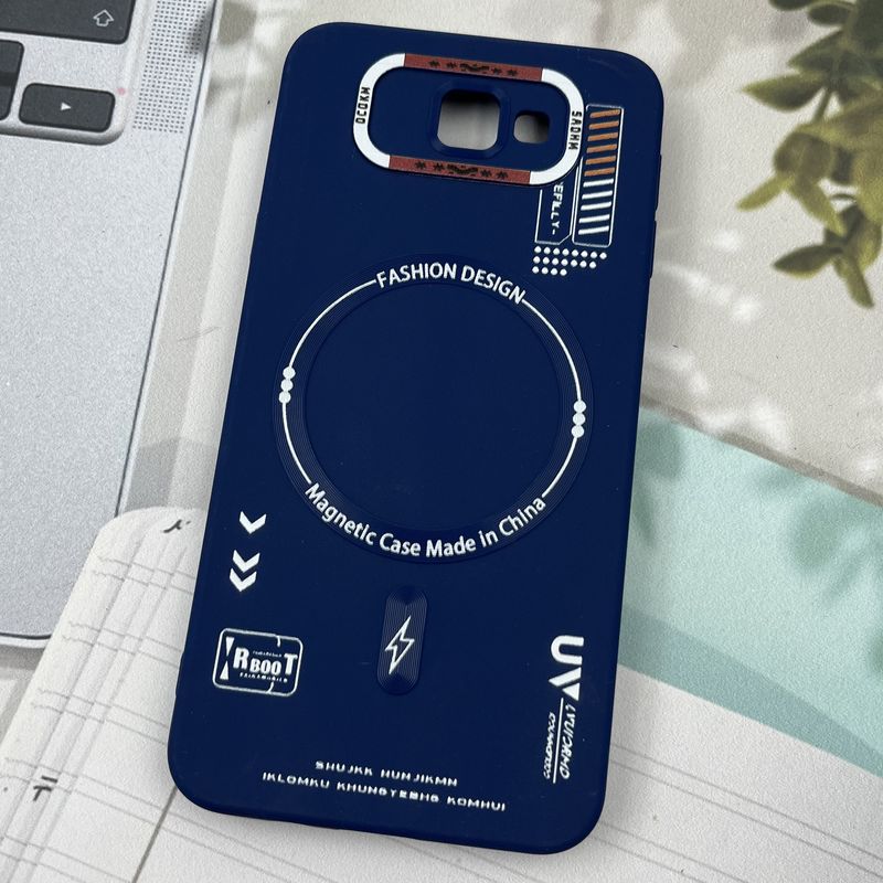 قاب گوشی Galaxy J5 Prime سامسونگ Silicon Case سیلیکونی طرح مگ سیف Magsafe RT محافظ لنز دار سرمه ای کد 74750 - Image 2
