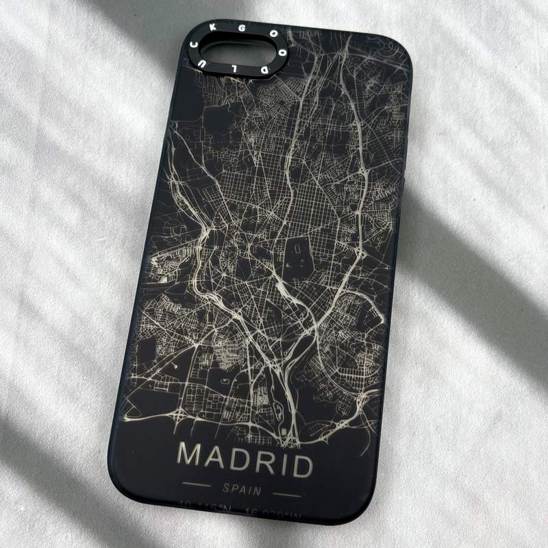 قاب گوشی iPhone 7 / iPhone 8 / iPhone SE 2020 / iPhone SE 2022 آیفون Good Luck ضد ضربه لنز برجسته اورجینال طرح Madrid کد 74788 - Image 2