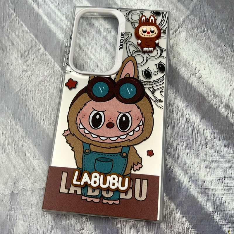 قاب گوشی Galaxy S24 Ultra سامسونگ SO COOL عروسکی برجسته طرح LABUBU لبوبو لنز برجسته کد 80649 - Image 2