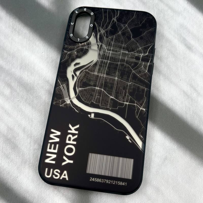 قاب گوشی iPhone X / iPhone XS آیفون Good Luck ضد ضربه لنز برجسته اورجینال طرح New York کد 87637 - Image 2