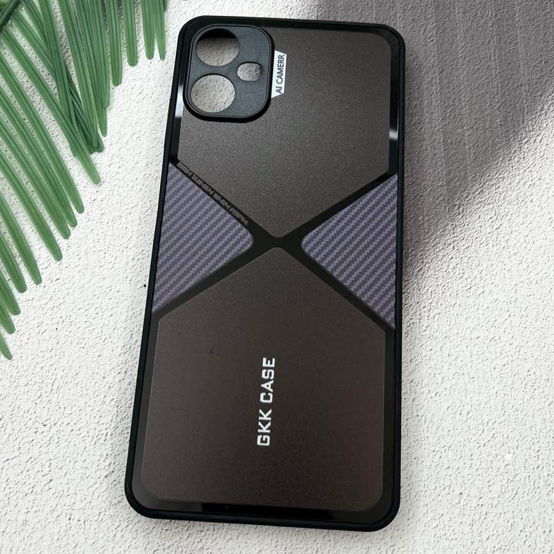 قاب گوشی Galaxy A06 سامسونگ GKK Case اورجینال Spider کربن AL CAMERA محافظ لنز دار بنفش کد 88145 - Image 2