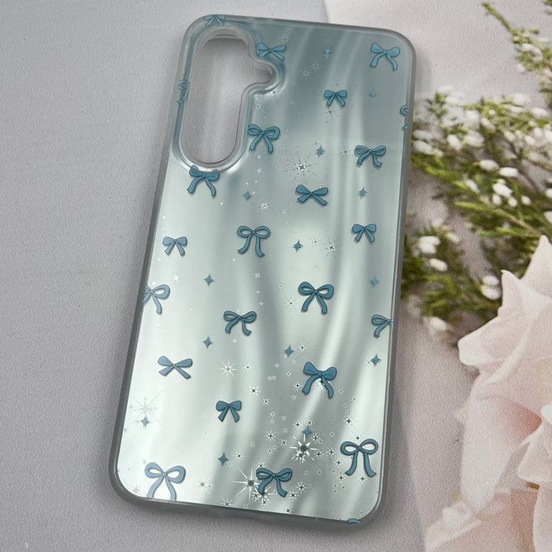 قاب گوشی Galaxy S24 FE سامسونگ Lux Case لوکس طرح موج سه بعدی 3D پاپیون آبی کد 91320 - Image 2
