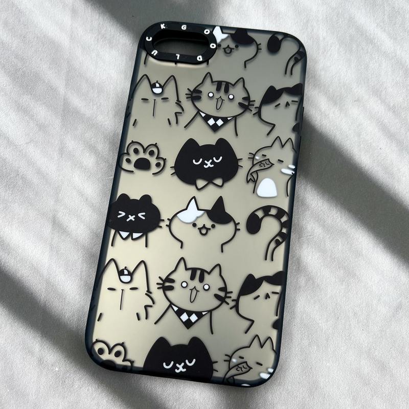 قاب گوشی iPhone 7 / iPhone 8 / iPhone SE 2020 / iPhone SE 2022 آیفون Good Luck ضد ضربه لنز برجسته اورجینال طرح گربه کد 93530 - Image 2