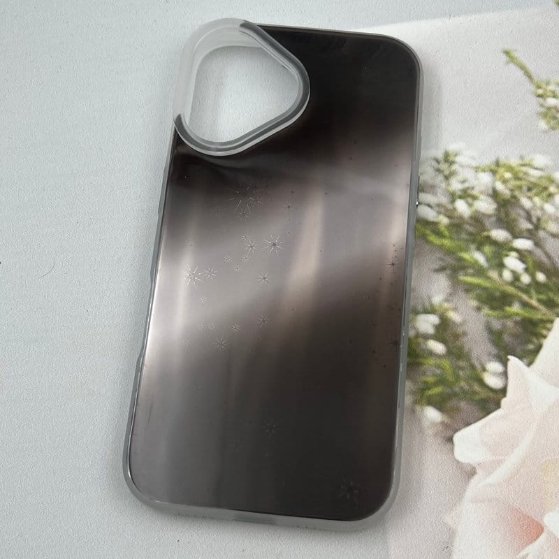 قاب گوشی iPhone 16 آیفون Lux Case لوکس طرح موج سه بعدی 3D ستاره نقره ای کد 94374 - Image 2