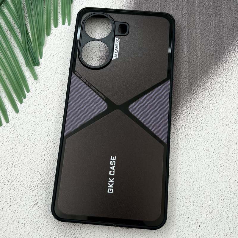 قاب گوشی Poco X7 Pro شیائومی GKK Case اورجینال Spider کربن AL CAMERA محافظ لنز دار بنفش کد 94756 - Image 2
