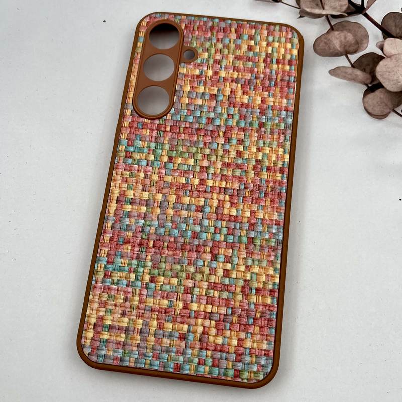 قاب گوشی Galaxy A35 سامسونگ Cotton Case طرح بافت برجسته کلاسیک رنگی محافظ لنز دار برجسته کد 96271 - Image 2