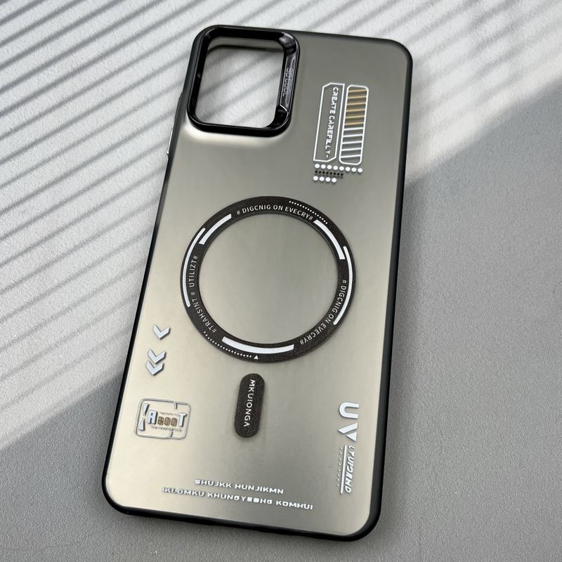 قاب گوشی Galaxy A06 سامسونگ So Cool اورجینال طرح مگ سیف Magsafe لنز متال RT کرومی کد 97873 - Image 2